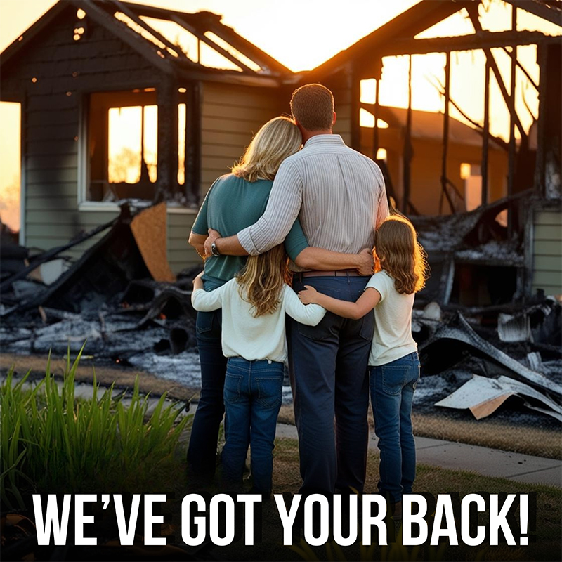 In case of property damage, Robinhood Adjusters has your back!